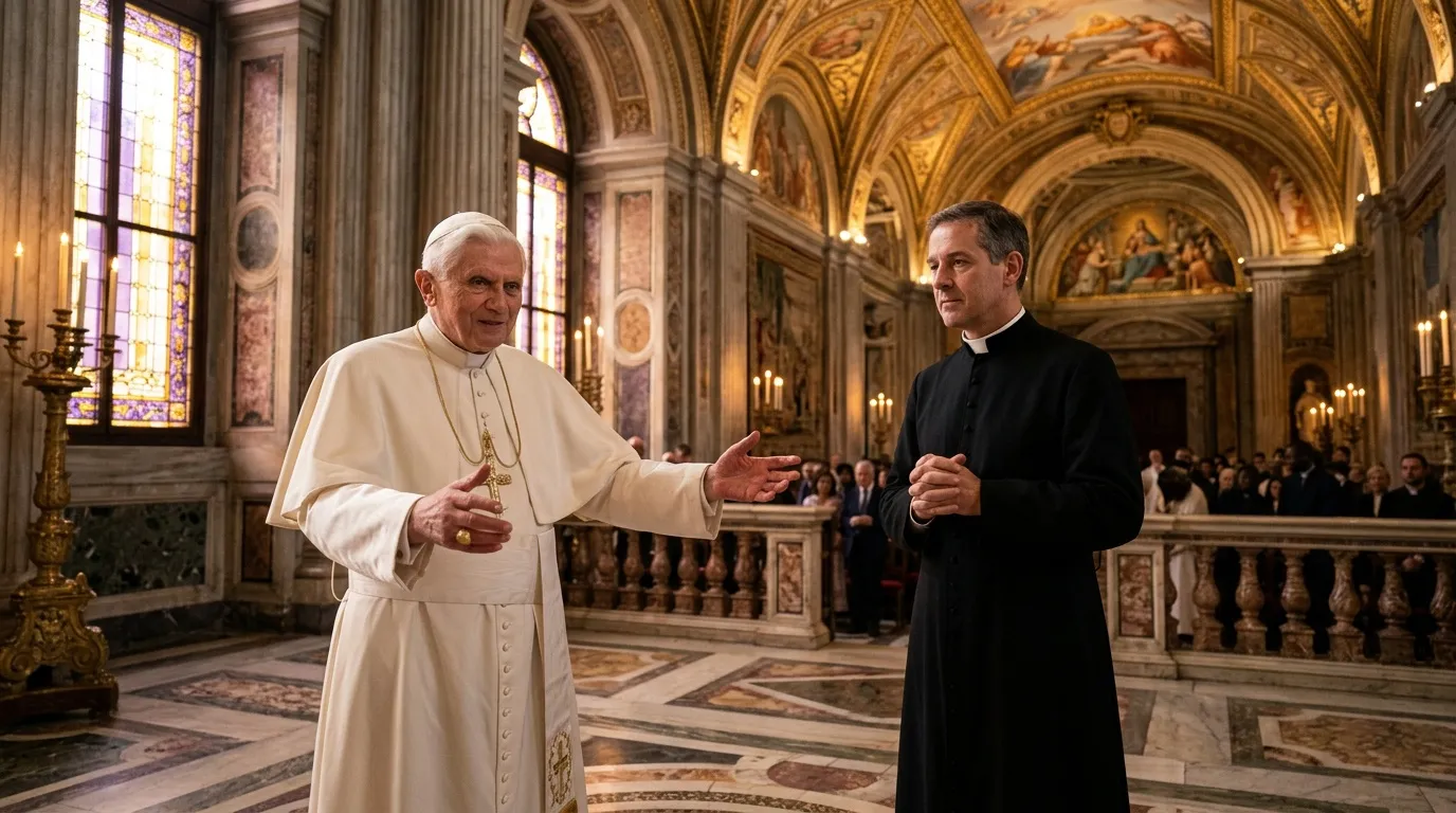Pope Leo greets young Catholics viral